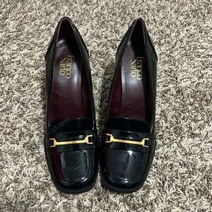 Franco Sarto women’s Miri Pump 
Color black gloss
